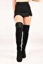 Laceless Stretch Detailed Thermo Sole Genuine Leather Boots 336-1236 Women's Boots - 4