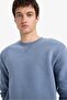 Regular Fit Crew Neck Basic Plain Thick Sweatshirt T3777Az25Au - 4