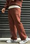 Men's 3 Thread Ribbed Winter Altan Adjustable Baggy Sweatpants - 2