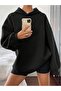 Plain Hooded Sweatshirt - 4