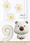 Kapibara Theme Birthday Daisy Balloon Set Capybara Concept