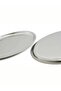 Stainless Steel 4 Pieces 27 Cm Round Serving, Cake, Cookie, Treat Plate, Serving Plate 4 Pieces - 4