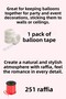 I Love You Written Heart Balloon Ring Red Heart Helium Balloon Confetti Lover and Special Day - 6
