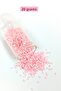 Cut glass beads 2mm - 20 grams - candy pink -bnc350