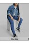 Blue Claws Plus Size Skinny Jeans (skinny)