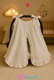 Stroller cover/baby carriage cover %100 cotton white muslin fully ruffled - 3