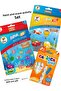 Lino Paint and Erase Activity Book Vehicles+Sea Creatures Baby 6 Pens Gift (Paint, Erase, Paint Again)