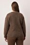 Wardrobe Essentials Vizon Alpaka Yünü Karışımlı Basic Triko Hırka TBBAW26AV00037 - 4