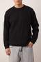 Siyah - Haki Yeni Oversize/Geniş Kalıp 2'li Paket Dokulu Waffle Sweatshirt TMNAW26SW00028 - 3