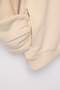 Stone Thick Fleece Inside Hooded Slogan Printed Boxy Fit Knitted Sweatshirt Twoaw26Sw00217 - 6