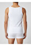Men's Athlete White Cotton 6-Piece Economic Pack Slim Fit Flexible Comfortable Model - Berrak - 5
