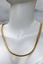 Steel Italian Wire Knitted Straw Necklace 6 mm Gold Color |   Non-Blackening, Unisex, 2 Years Warranty - 2