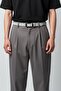 Men's Faux Leather Nickel Buckle Thin Old Money Belt 2.5 cm