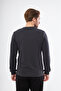 Men's Crew Neck 3 Thread Cotton Relaxed Sweatshirt – Anthracite Regular Fit - 8