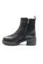 Albus Genuine Leather Non-Slip Sole Orthopedic Women's Boots Black - 5