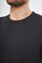 Men's Crew Neck 3 Thread Cotton Relaxed Sweatshirt – Anthracite Regular Fit - 7