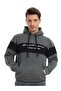 Unisex Şardon Hooded Single Top Anthracite Sweat - 2