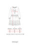 Crown Gift Printed Tulle Girls' Christmas Dress Red - 8