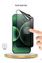 Xiaomi 17 Pro Max 5G 2025 Nano Ceramic Privacy Full Glue Full Cover Matte Flexible Clear/Black - 3