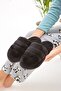 3-Pack Warm Furry House Slippers Dowry Slippers Winter Slippers Noiseless Lightweight Sole - 7