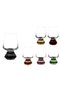 Bonny 6-Piece Shot Glass with Colorful Feet