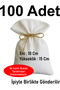 10X15 cm 100% Cotton 100 Pieces Raw Cloth Pouch – Natural – Gift, Lavender, Soap, - 2