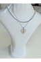 Steel Zircon Stone Opened Angel Heart Detailed Double Chain Women's Necklace |   Stylish Design Gift Necklace. - 6