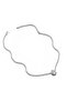 Elegant Crystal Drop Pendant Necklace 42.3cm, Silver Color Tone