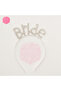 Bride Written Stone Crown |   Shiny Bridal Crown |   Bachelorette Party Accessory |   Bridal Crown - 4