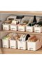 Plastic Kitchen Cabinet Organizer with Wheels, Spice Bottle Holder Shelf - 8
