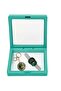 Islamic Digital Tasbeeh Counter & Madina Keychain Gift Set Green - 2