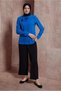 BLUZ 44613 WITH TIE DETAIL