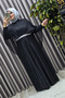 Women's Hijab Plus Size Clothing Glitter Cape Evening Dress - 6