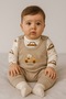 Baby Boy Jumpsuit with Car Embroidery - 5