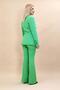 Men's Lapel Cross-Collar Jacket & Spanish-Cut Trousers-Green - 1047530 - 4