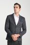 Laimame Navy Blue Men's Oversized Regular Fit Cotton Lycra Flexible Fabric Blazer Jacket - 6