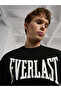 تي شيرت رجالي أسود بشعار Ever Classics Comfort - 5