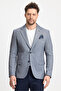 Abrines Men's Navy Blue Cotton Lycra Stretching Fabric Slim Fit Sports Blazer Jacket