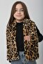 Camel Leopard Soft Textured Plush Children's Neck Collar - 2