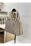 339 Stone Lock Detail Both Hand and Shoulder Bag for Women - 2