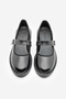 Women's Loafer Strappy Casual Shoes Norgi Black - 7