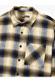 Buttoned Pocket Detail Regular Fit Long Sleeve Classic Collar Lumberjack Shirt - 3