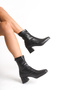 Women's Heeled Boots 00120020 Black - 5