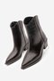 Women's Pointed Toe Cowboy Stitching Detailed Western Boots Vildo Brown Croco