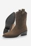 Women's Pointed Toe Cowboy Stitching Detailed Western Boots Voleta Brown Suede - 7