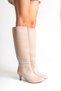 Alunalue Women's Boots 00125500 Beige Crocodile - 3