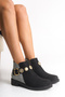 Vynorela Women's Boots 0012402 Black Straw - 3