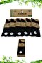 Men's Bamboo Ankle Long Straight Black Seamless Socks 6-Pack Premium Boxed
