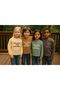 Children's Slogan Printed Long Sleeve Cotton Green Sweatshirt - 2