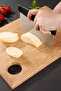 Stainless Luxury Steel Dough Cutting Apparatus Steel Cutter Scraper Cake Shaping Spatula - 2